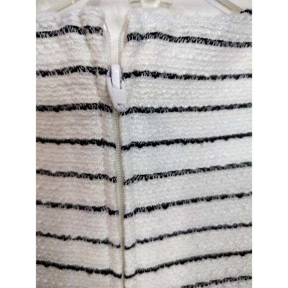 3874)KC Parker Heartstrings Girl Sleeveless  Black Stripe Floral Party Dress 10 - Picture 6 of 8